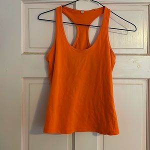 Lululemon orange tank top